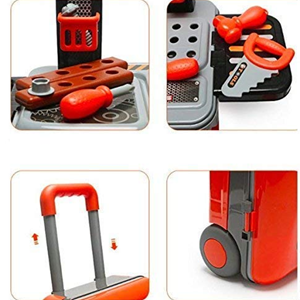 ست اسباب بازی میز ابزار 2 در 1 چمدانی کودک Case Workbench 2 in 1 Tool Set_اسباب بازی